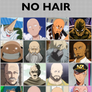 Anime characters with no hair [V2]