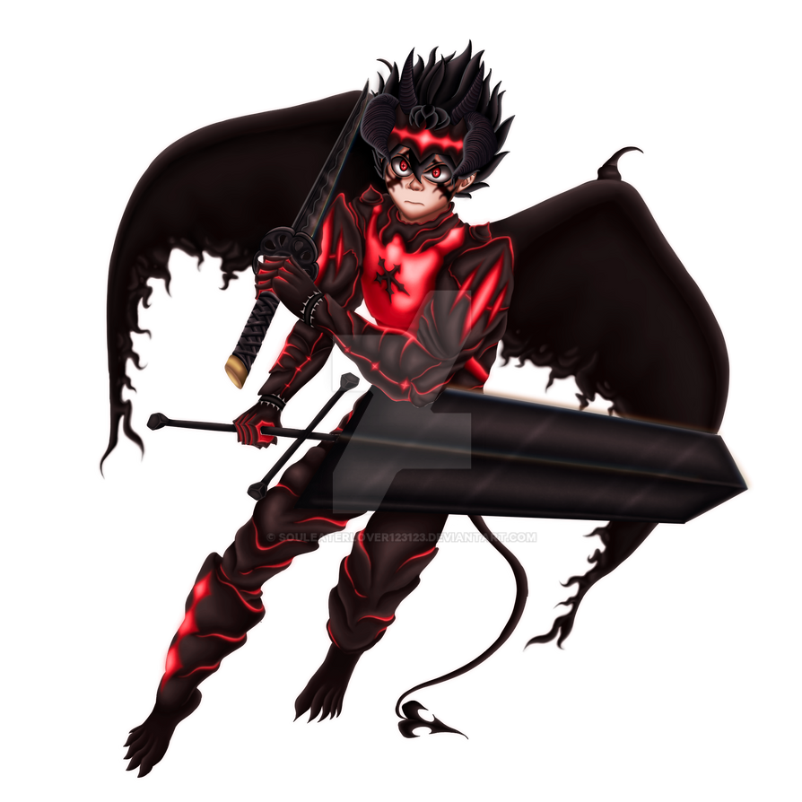 Demon form Asta (tattoo design) by SoulEaterLover123123 on DeviantArt