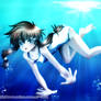 Angelic Layer - Misaki swims