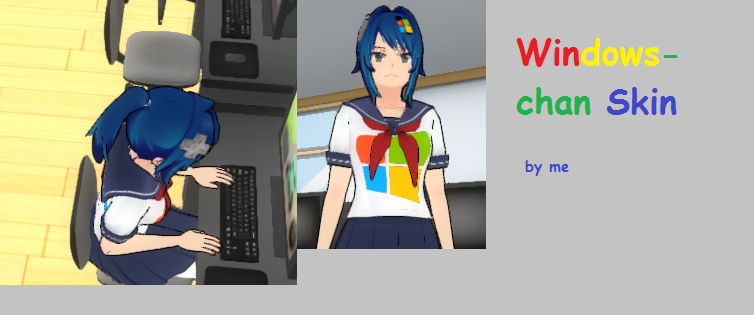 Windows-chan skin (with download link!) by YandereFan6767 on DeviantArt
