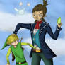 Link and Linebeck - Zelda Phantom Hourglass