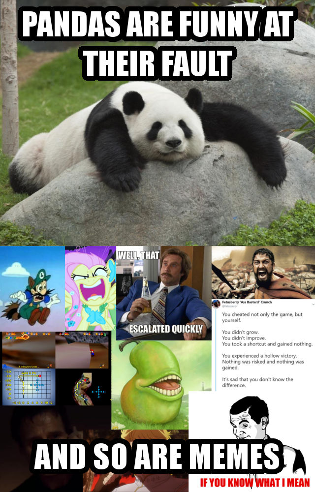 Pandas and Memes by zigaudrey on DeviantArt