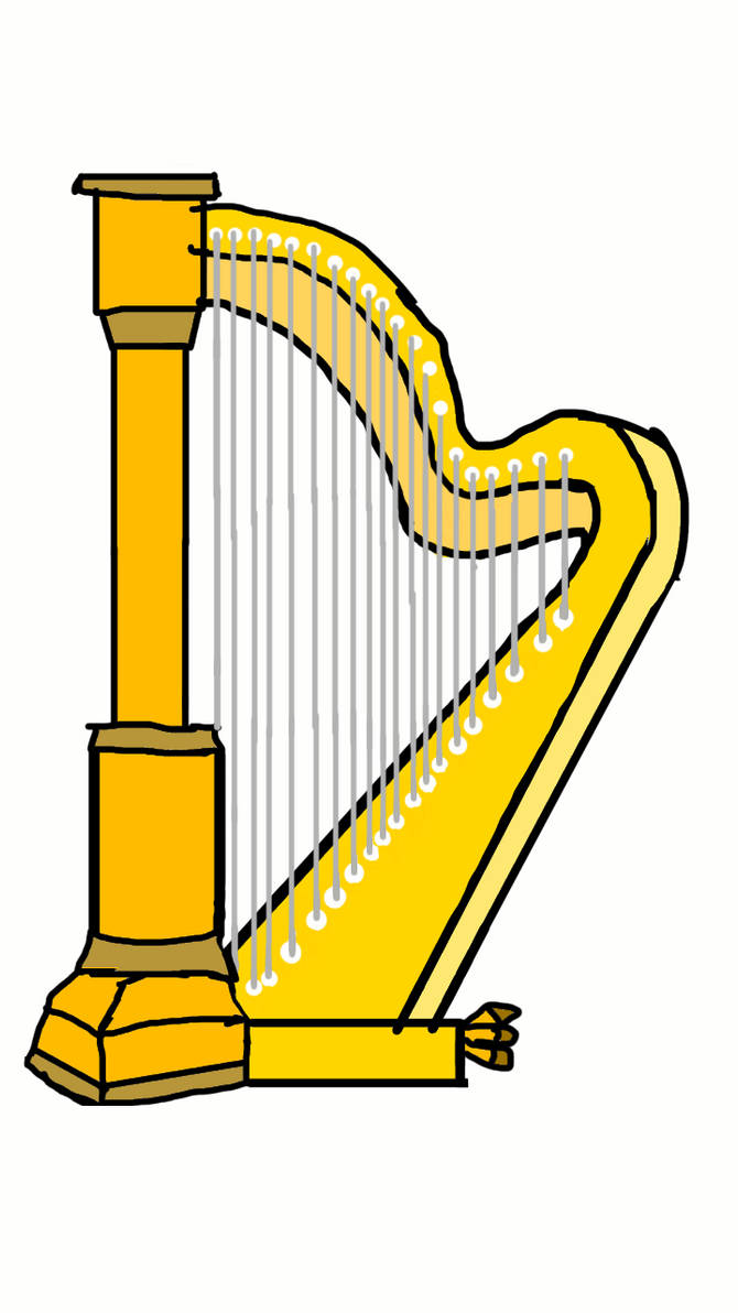 Harp Drawing by bluespring150 on DeviantArt