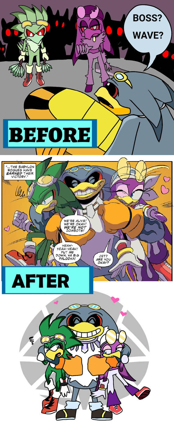 Babylon Rouges From Sonic Babylon Rogues in Sonic IDW 30 by bluespring150 on DeviantArt