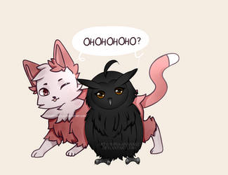 Oho ho ho? (animal ver.) by Shina-Anahaku