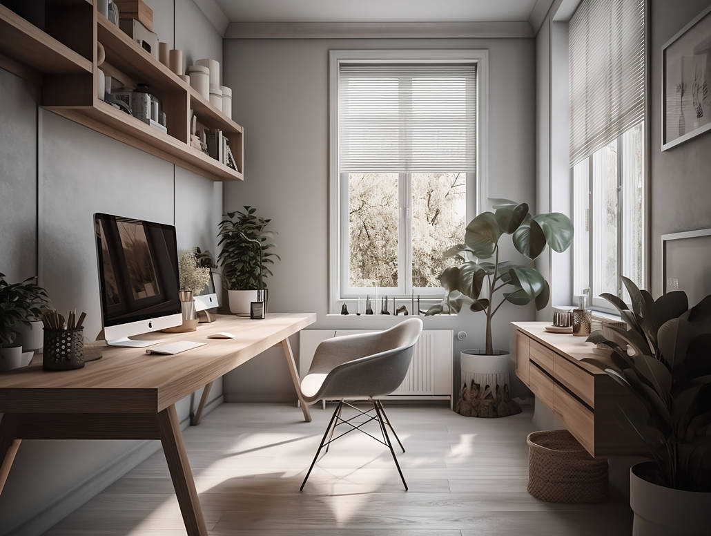 Stunning Minimalist Home Setup With Alexa image