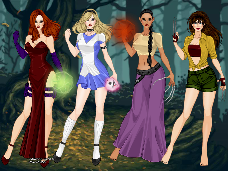 X-Girl Jessica Rabbit, Alice, Shanti, Jane Porter by esmeraldabelle13 ...