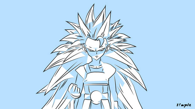 Dragon Ball Super Kyabe SSJ3 (Work in progress)