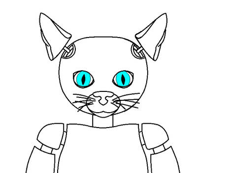 FNAF ( Five Nights at Freddy's ) Lineart - Cat