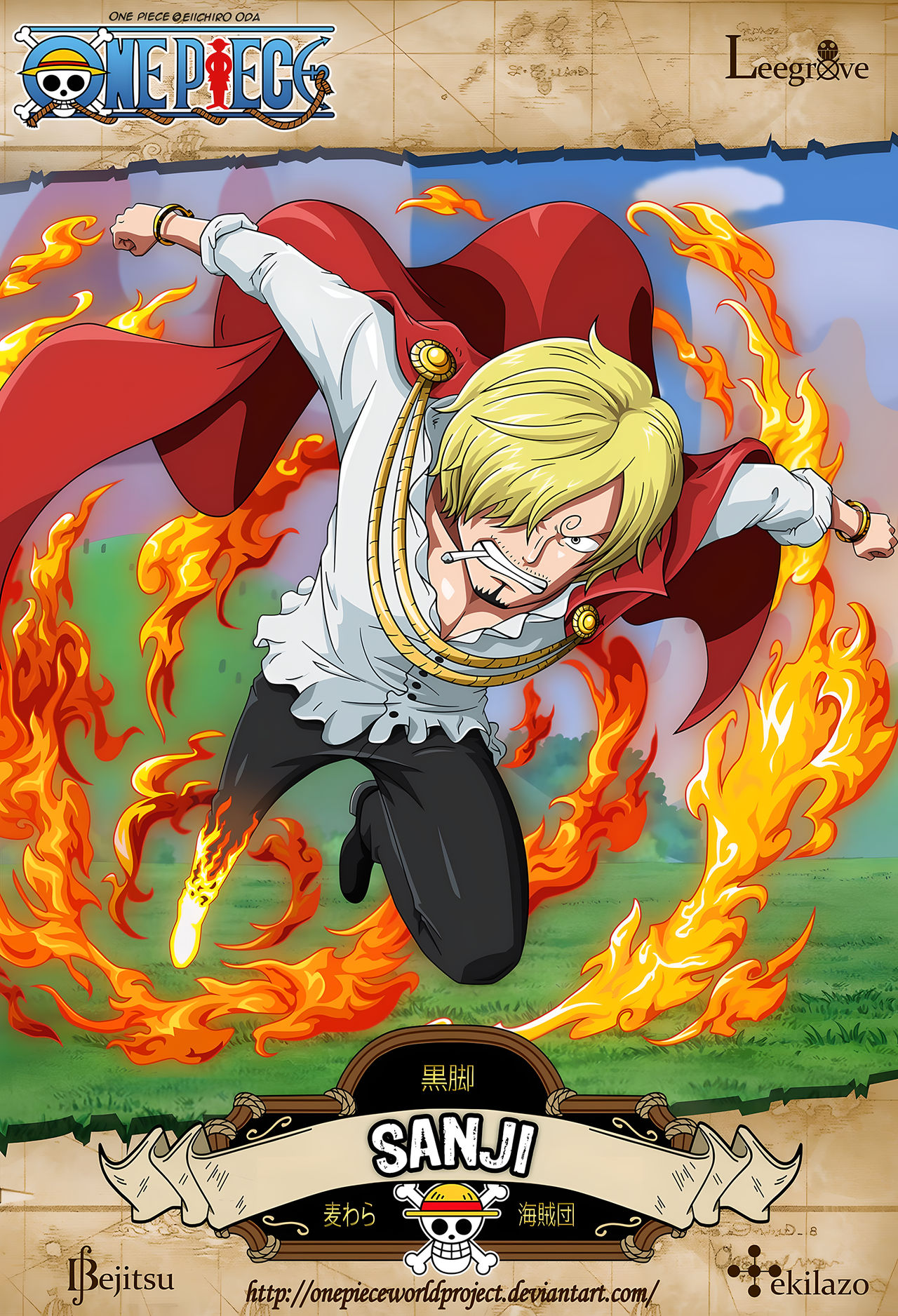One Piece - Sanji by OnePieceWorldProject on DeviantArt
