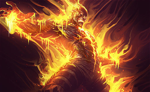 Brand League Fan Art 321x523 Brand - League Of legends by Renan-DS on DeviantArt