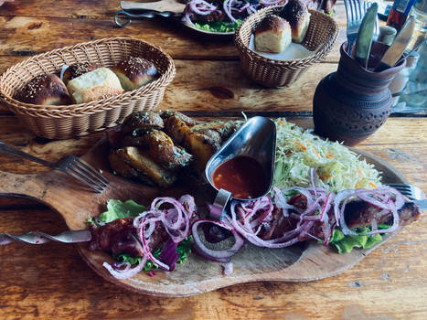 Rustic platter