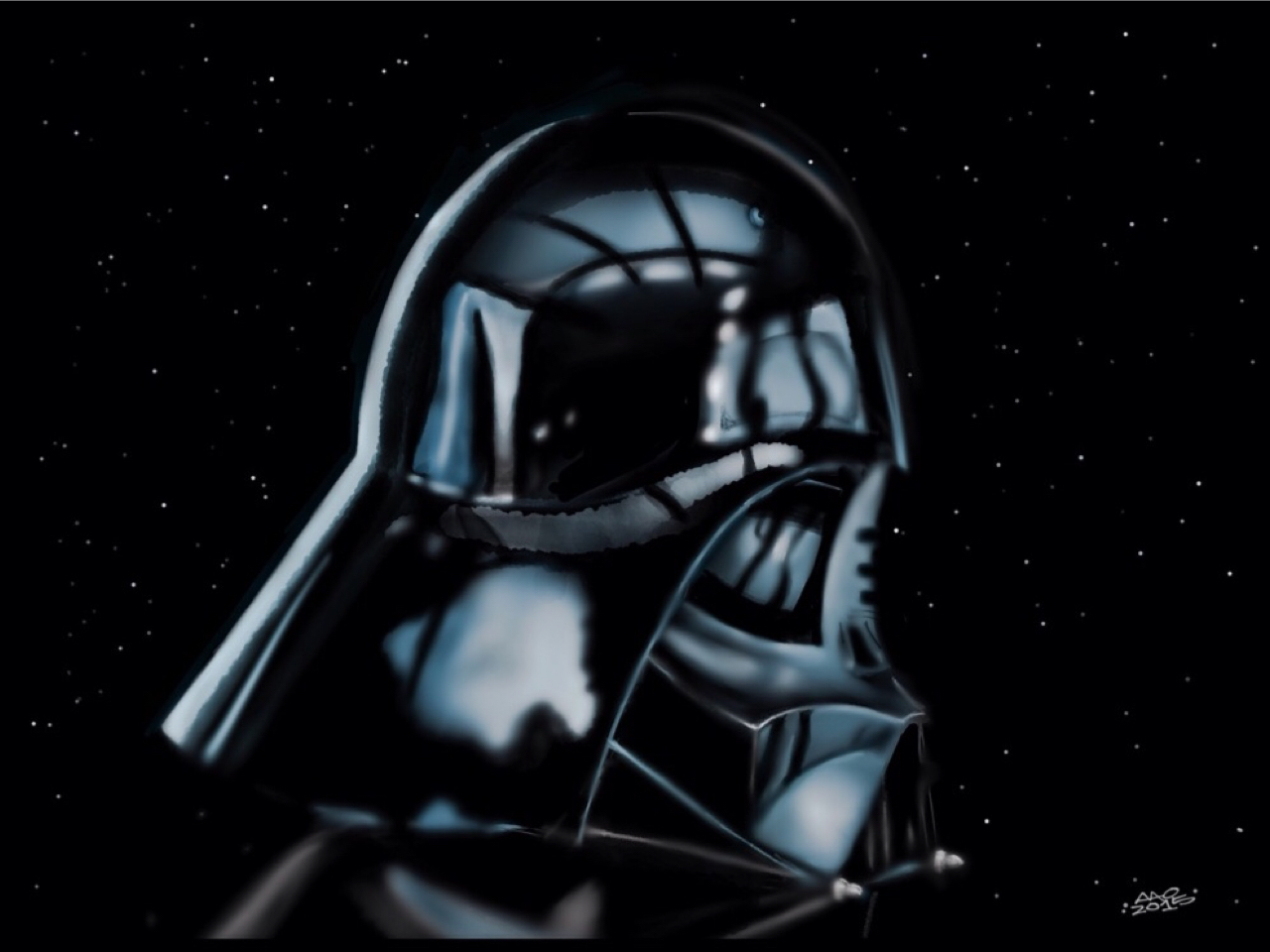 Darth Vader Reflects by digitalchet