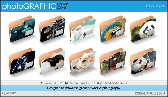 photoGraphic Folder Icons: The Return by digitalchet