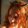 Self portrait with horns