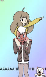 A Cute Piggyback Ride ((old))