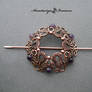 hairpin with amethysts