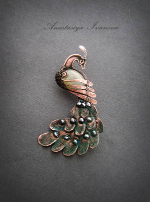 brooch firebird by nastya-iv83