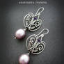 Earrings with Majorca pearls