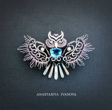 owl brooch by nastya-iv83