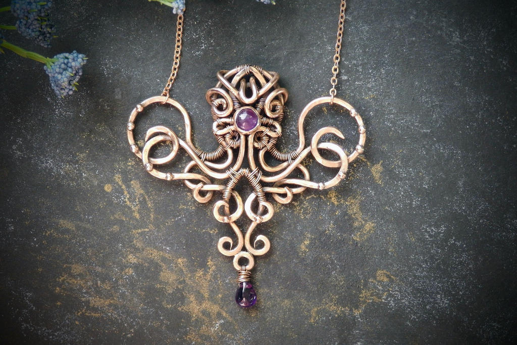 Iv83 Octopus necklace by nastya-iv83 on DeviantArt