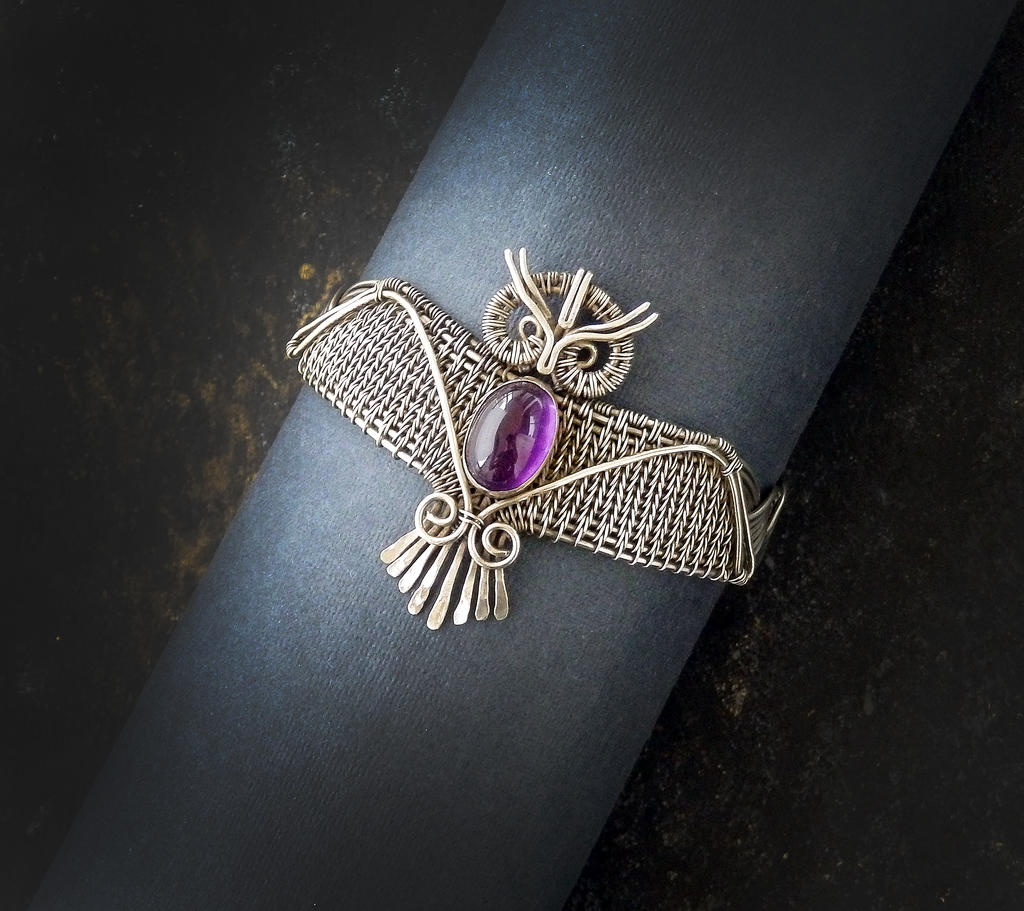 Iv83 Owl cuff bracelet by nastya-iv83 on DeviantArt