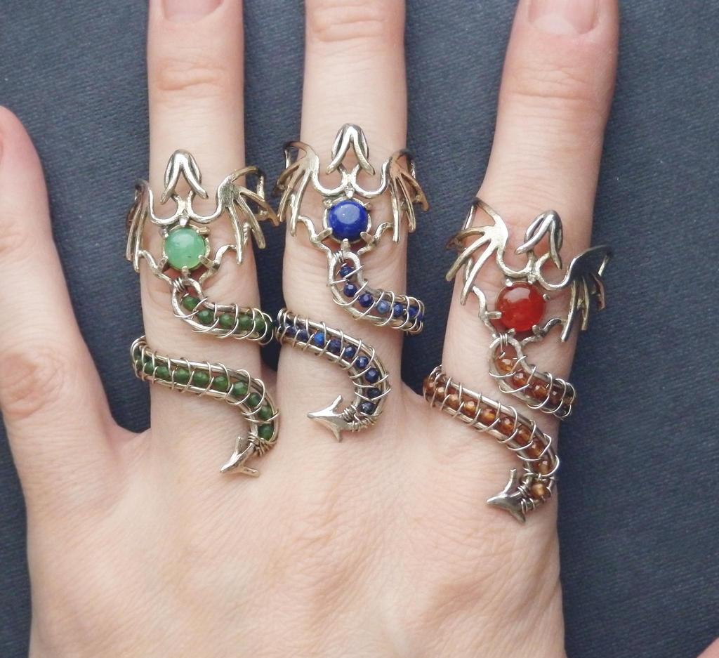 Legend Dragon Rings Dragon rings by nastya-iv83 on DeviantArt