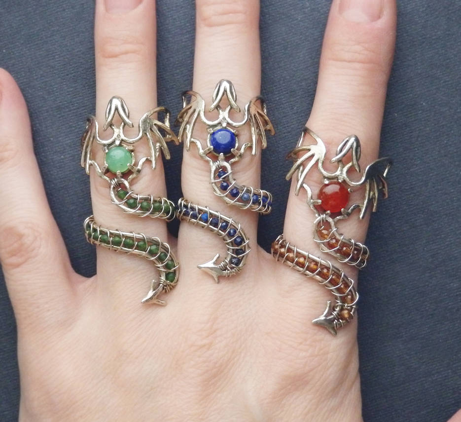 Iv83 Dragon rings by nastya-iv83 on DeviantArt