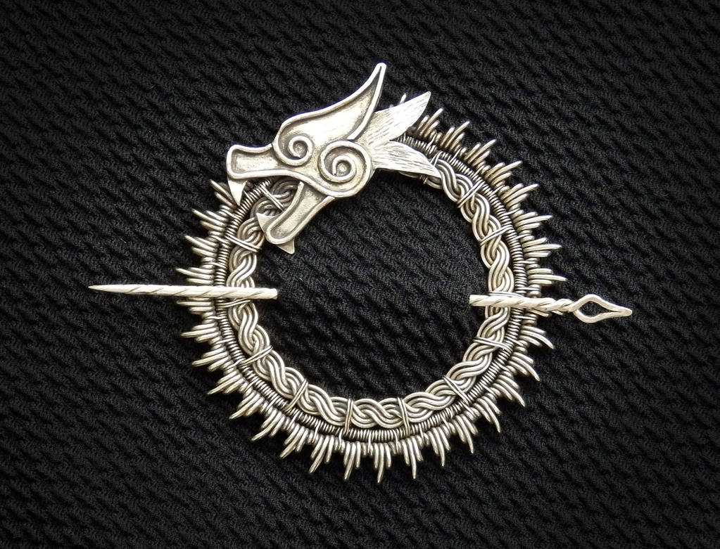 Iv83 ouroboros brooch by nastya-iv83 on DeviantArt
