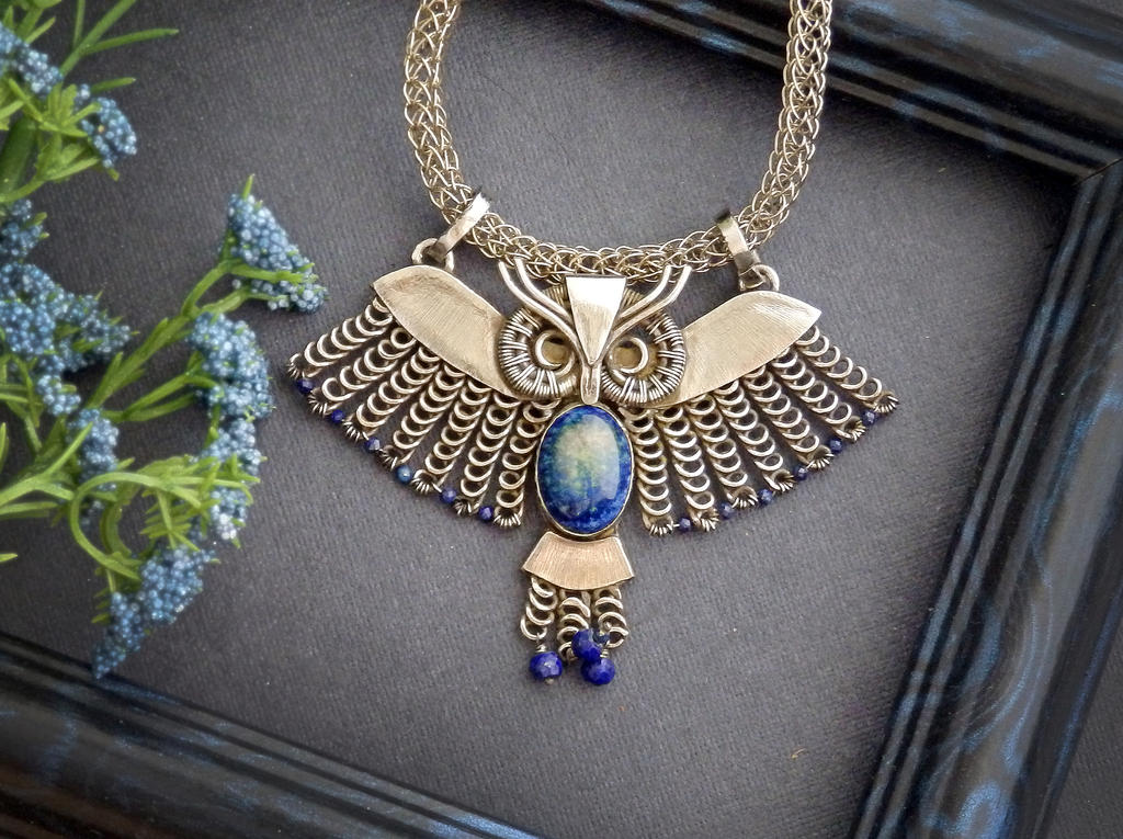 Iv83 Owl necklace by nastya-iv83 on DeviantArt