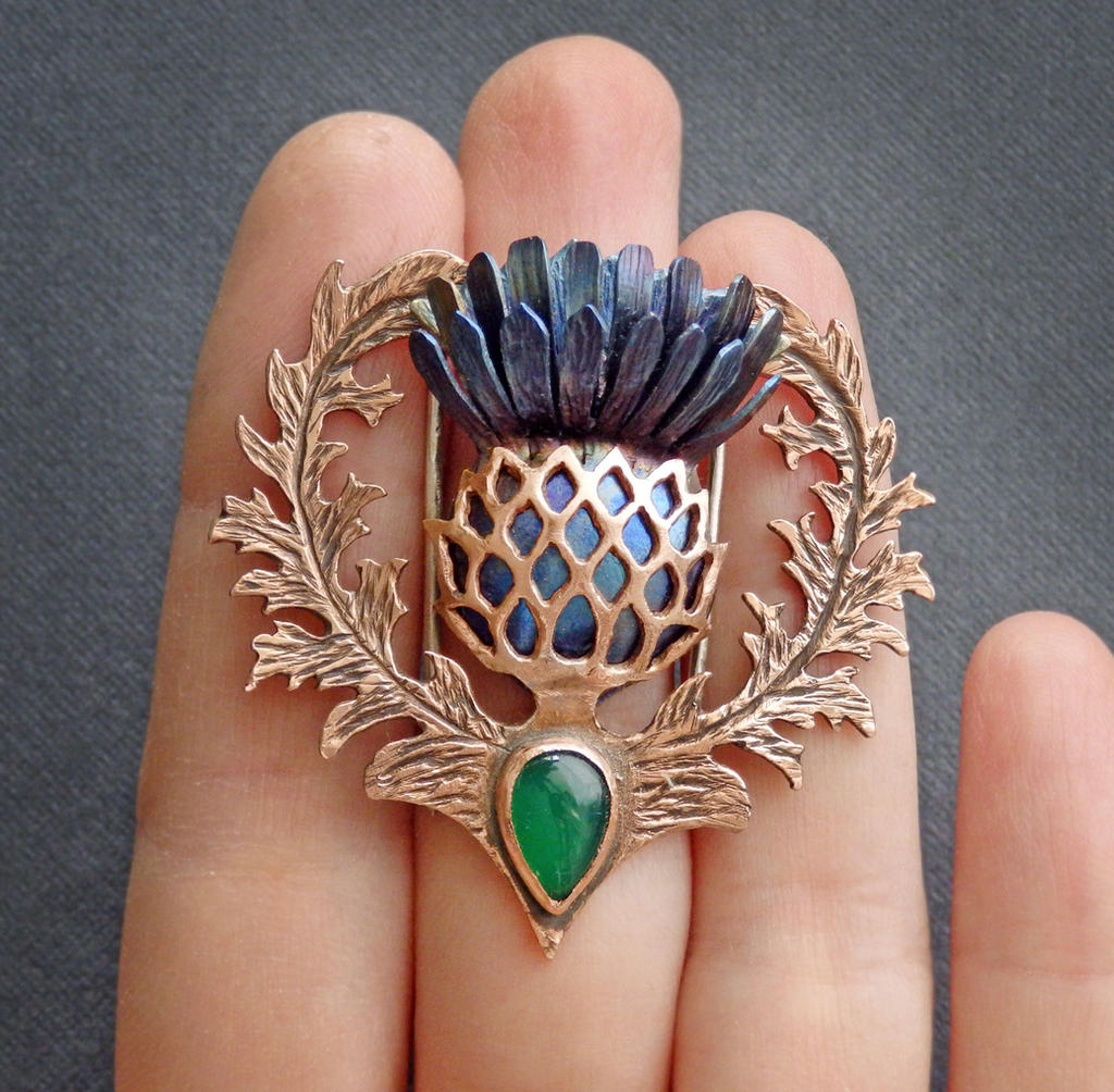 Iv83 Tristle brooch by nastya-iv83 on DeviantArt