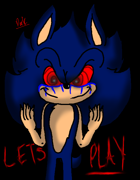 Dark Sonic Exe Sonic