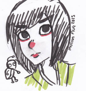 Pen Sketch: Mulan