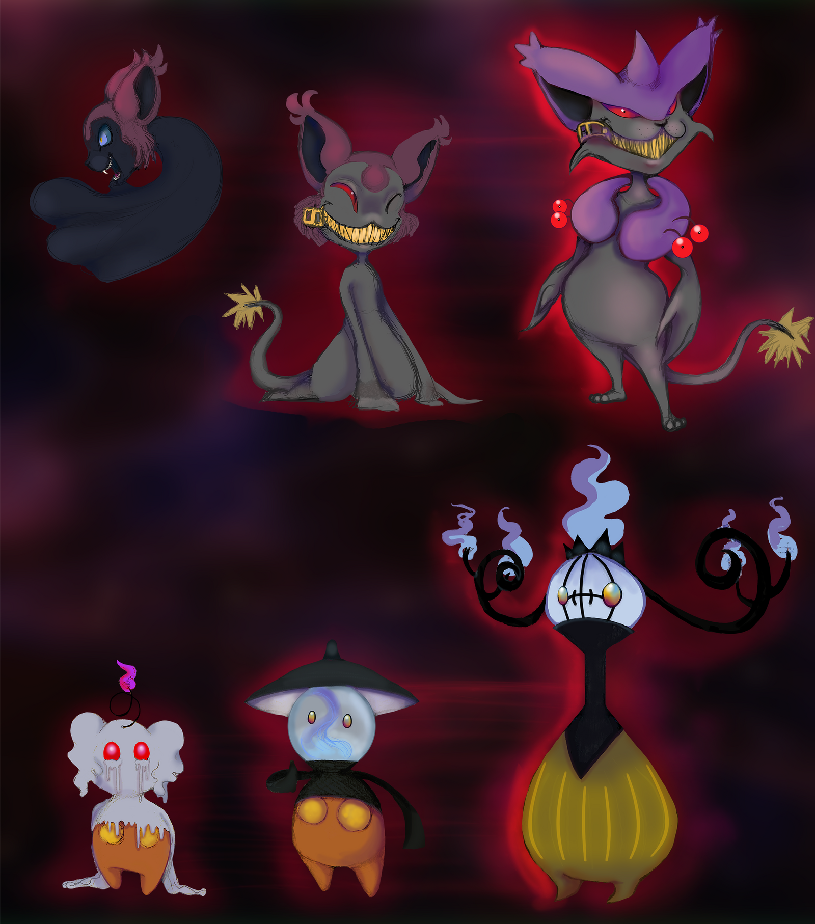 Ghostie girl evolutions