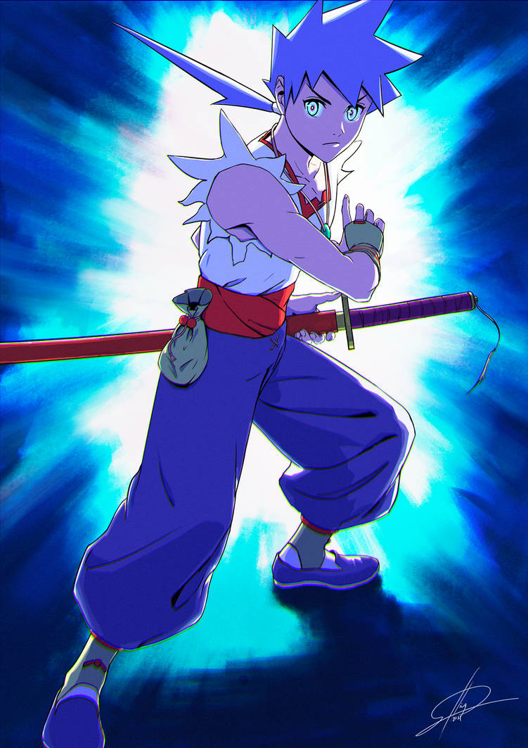 Ryu breath of fire 4 by sakurabahiro on DeviantArt