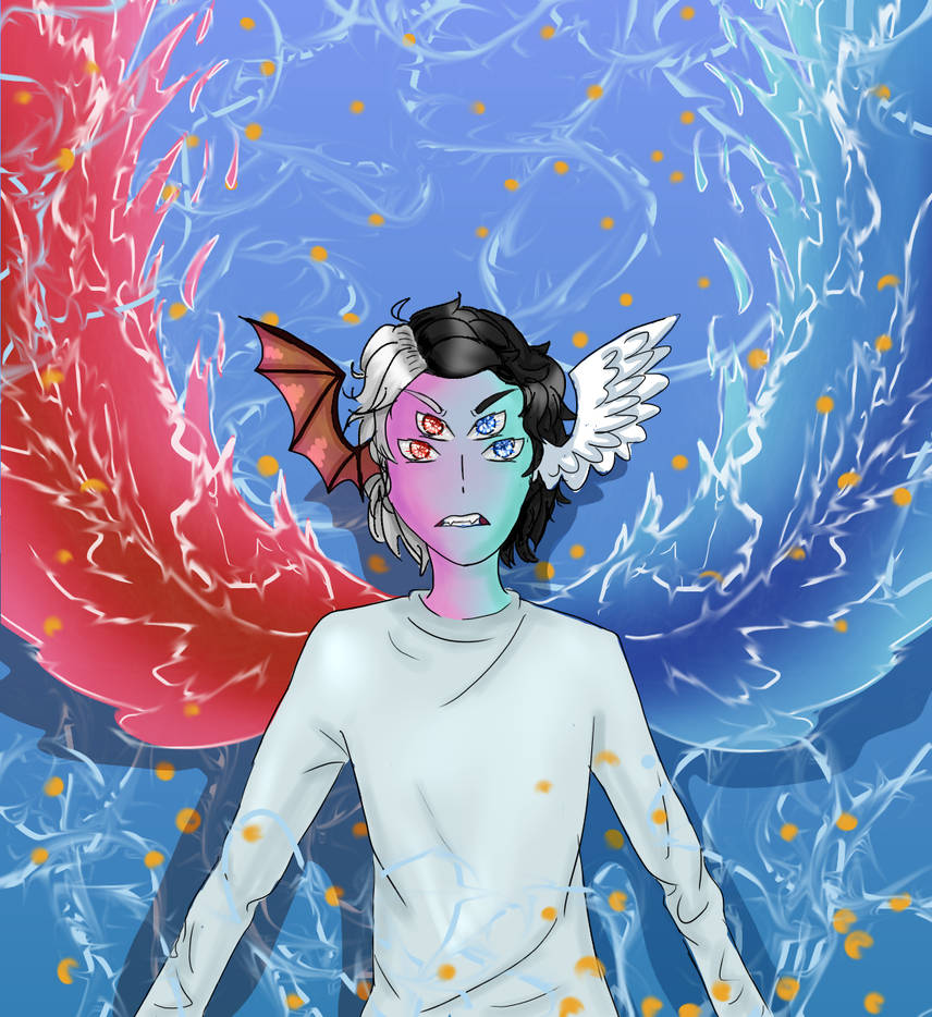 Time Angel Oc Angel-demon OC by HilaTheShark on DeviantArt