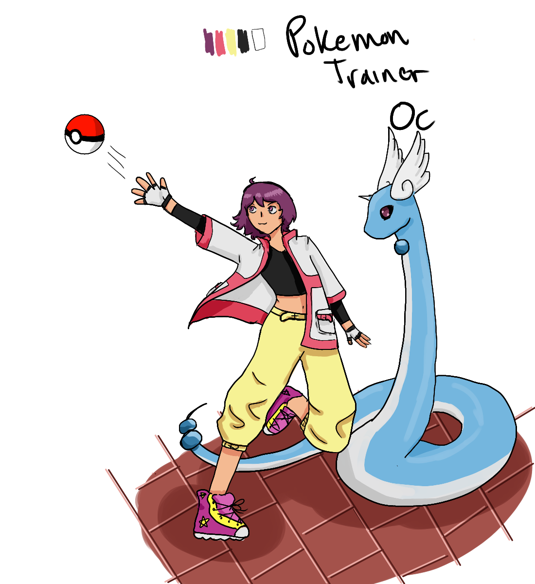 pokemon trainer OC by HilaTheShark on DeviantArt