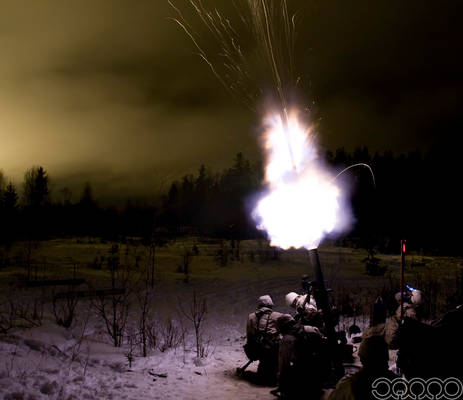 120mm mortar night shot 2