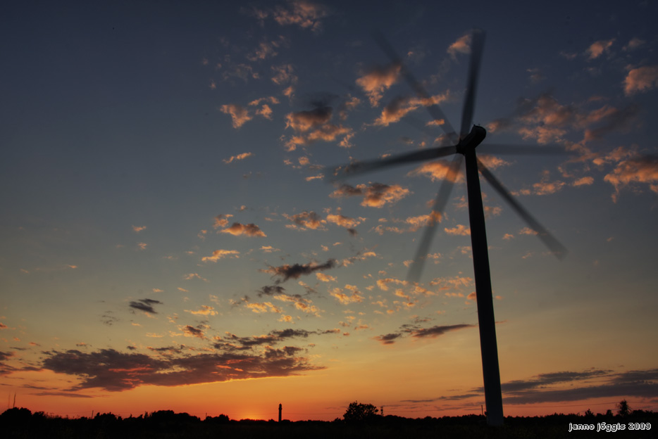 modern windmill