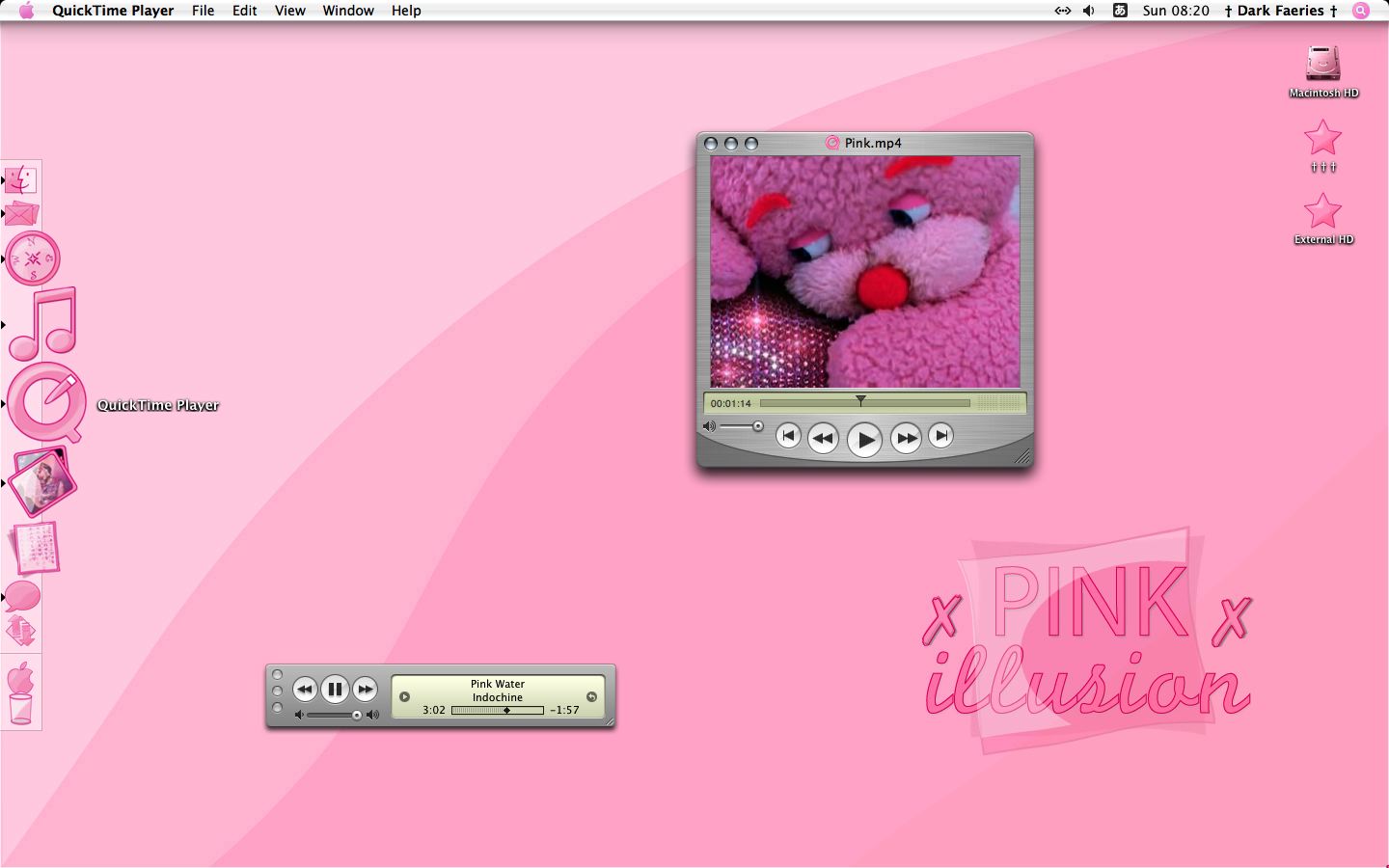 the Pink illusion Desktop