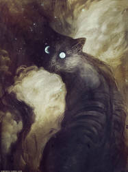 The Cat and the Moon