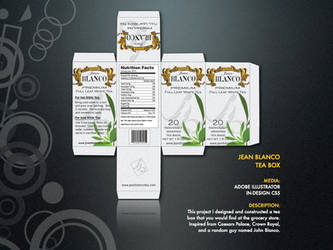 Jean Blanco tea box