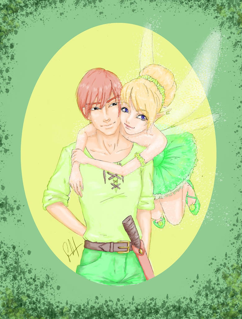 Peter Pan Partner Tinkerbell and Peter Pan by LapizEnElCerebro on DeviantArt