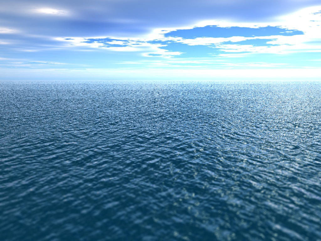 Высота воды в океане
