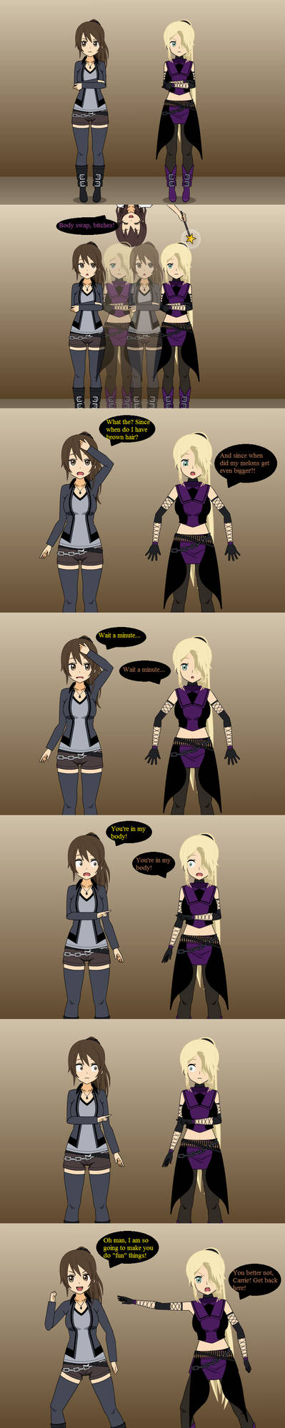 Body Swap: Part 1 by zephros542 on DeviantArt