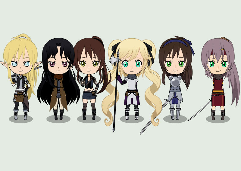 Fantasy Chibis by zephros542 on DeviantArt