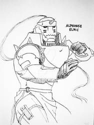 Inktober day 25 Alphonse Elric