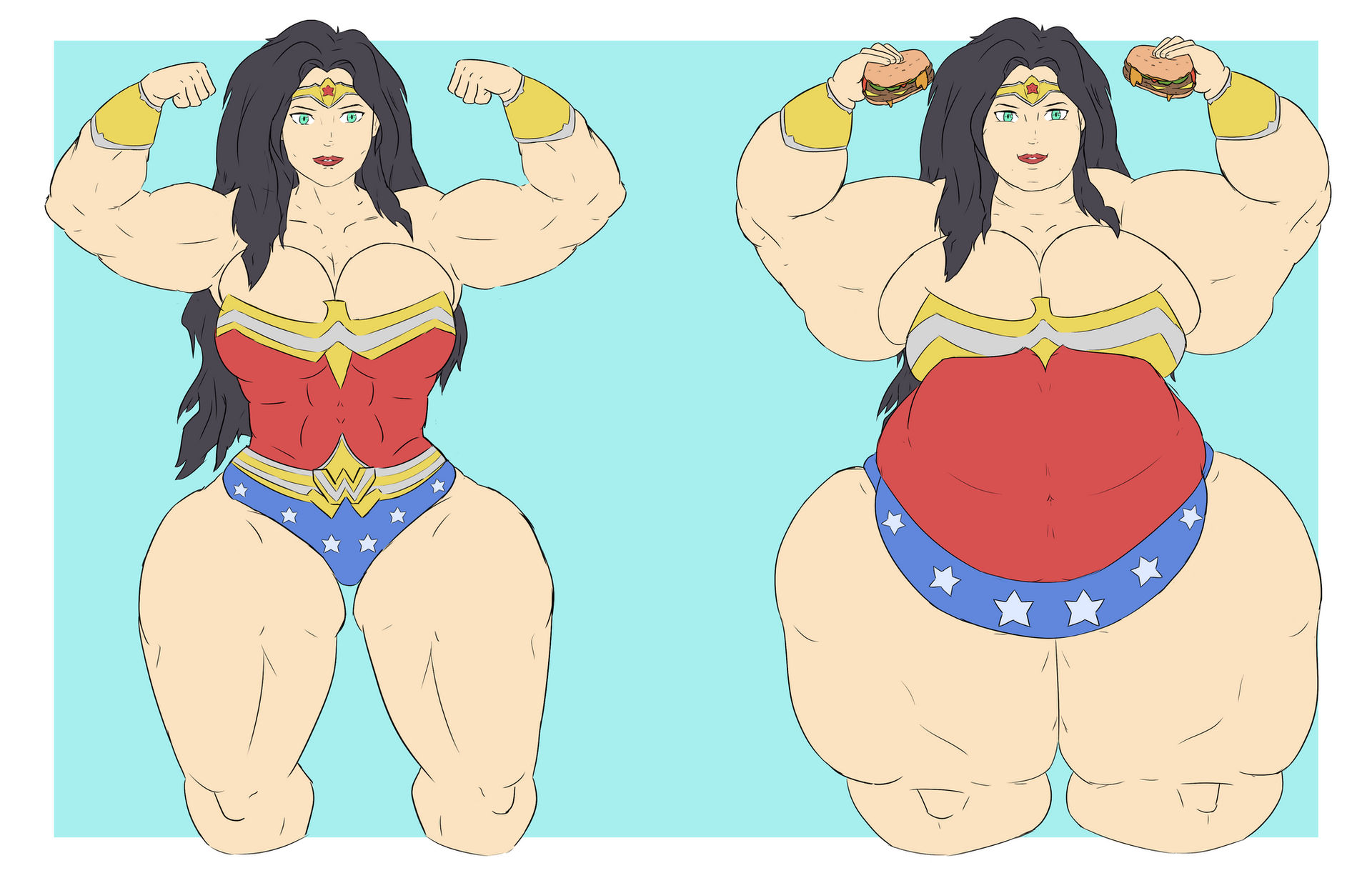 Wonder Woman Weight Gain By PrincessOfSmut On DeviantArt before-and-after-weight-gain-story-popsugar-fitness-australia