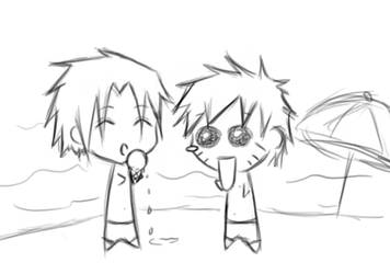 Naruto: Beach Chibis