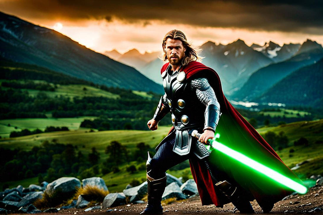 Knight Thor Thor as a Jedi Knight 2 by mnjedi on DeviantArt